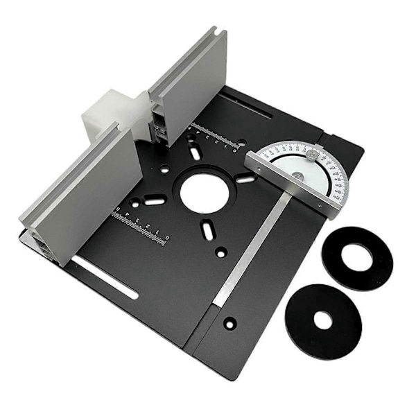 Router Lift System og Aluminium Routerbord Indsatsplade Guld