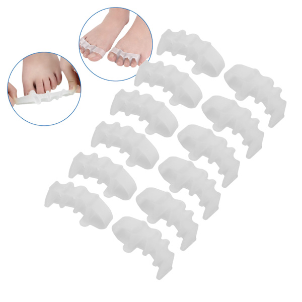 Knivkorrektor 4 hål Hallux Valgus Corrector hög elasticitet SEBS fottåspridare