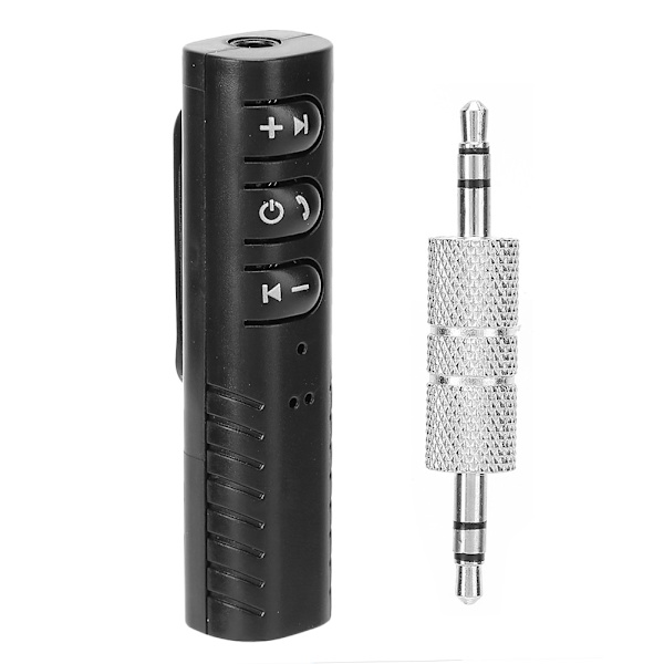 Lavalier Bluetooth 4.1 lydmottaker 3,5 mm AUX stereomusikk håndfri biladapter