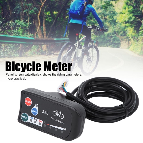 KT- LED880 Cykel för SM Normalkontakt Kontrollpanel Display Mätare Cykelmodifiering Elektriskt tillbehör