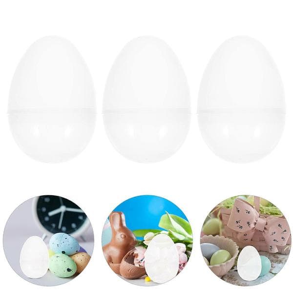 Påskfestpresent 6 st genomskinliga plastfyllbara godisägg