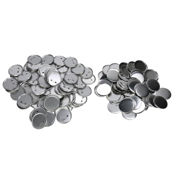 100 sett Blank Button Badge Parts Sett DIY for Button Making Machine Rust Prevention Button Maker Supplies for Crafts 58mm/2.3in