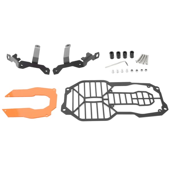 Frontlyktebeskyttelse Grilldeksel med Akryllampe Patch Passer for R1200GS R125Orange