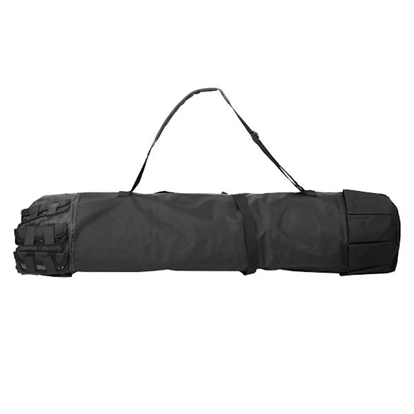 123*34 cm 600D Oxford-klud fiskestangspose Fiskepind-hjulsholder Bærerholder Opbevaringstilbehør (sort)