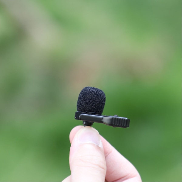 Lapel Microphone Anti Interference Rundstrålande Clip On Lavalier Microphone för Insta360 ONE X2 X3