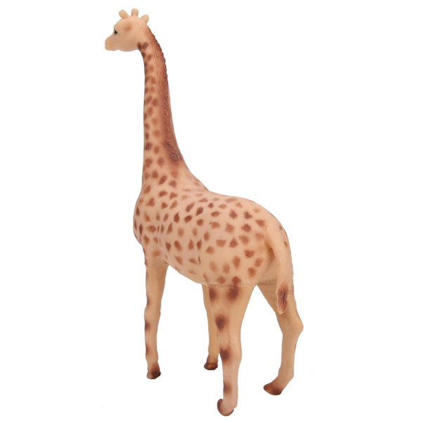 Simulerad Giraff Modell Barn Söta Djur Figur Leksak Hem Dekoration Födelsedagspresent Mjuk Plast Giraff