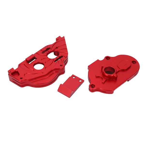 RC-växellådssats Aluminium växellådslåda med skruvar för ARRMA GRANITE SENTON 1/10 RC fordonsröd