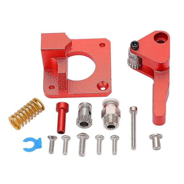 Extruder Aluminiumblock Kit Dubbelväxlad Extruder Matare 3D-skrivartillbehör för CR 10S PRO