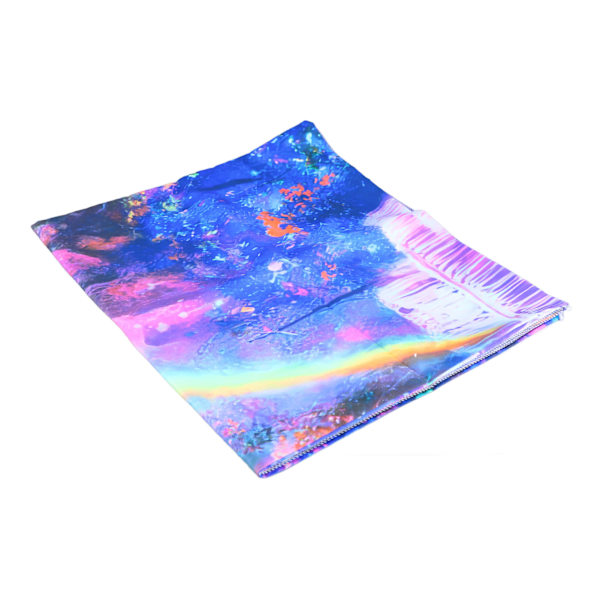 Blacklight Gobelin Fluorescerende Farverigt Landskabsmønster UV-reaktiv Vægophæng Gobelin til Stue Soveværelse GTYG(298) 230x180cm / 90.6x70.9in