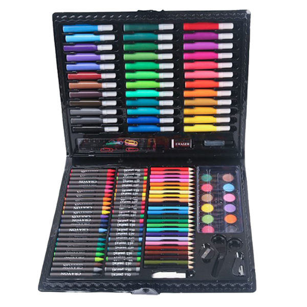 150 st barns konstset stimulerar kreativitet snabbtorkande säkert tvättbart ritset för scrapbooking