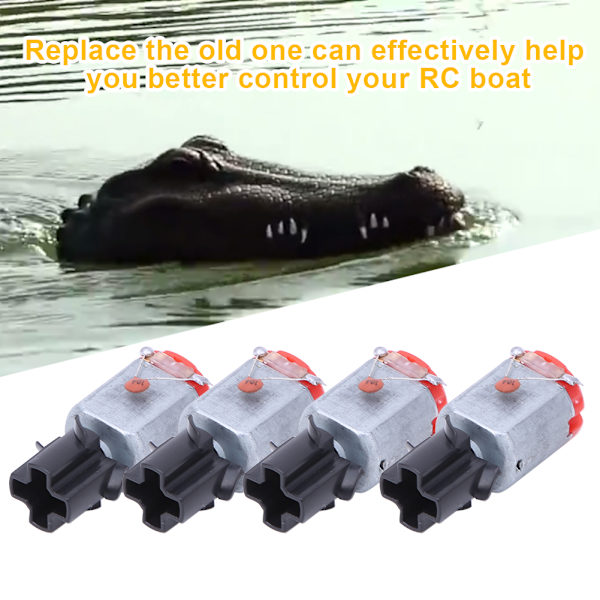 4st/ set elektrisk båtmotortillbehör ersättningsdel Passar för Flytec V002 RC-båt