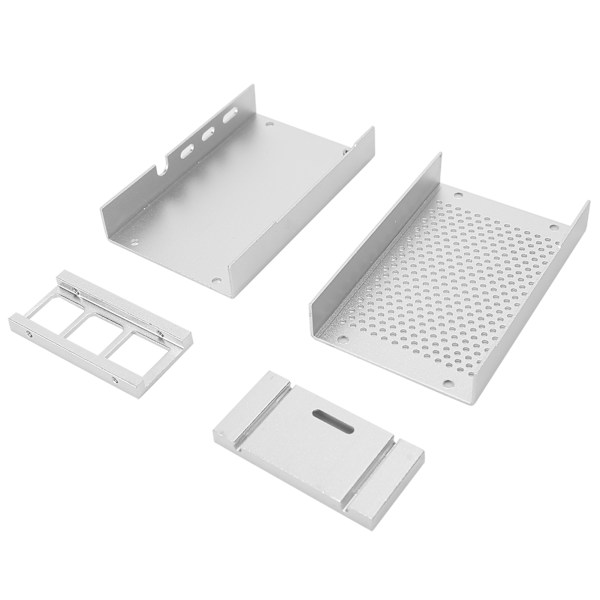 Køleskal af aluminiumslegering med ventilator til Raspberry Pi 4 Model B