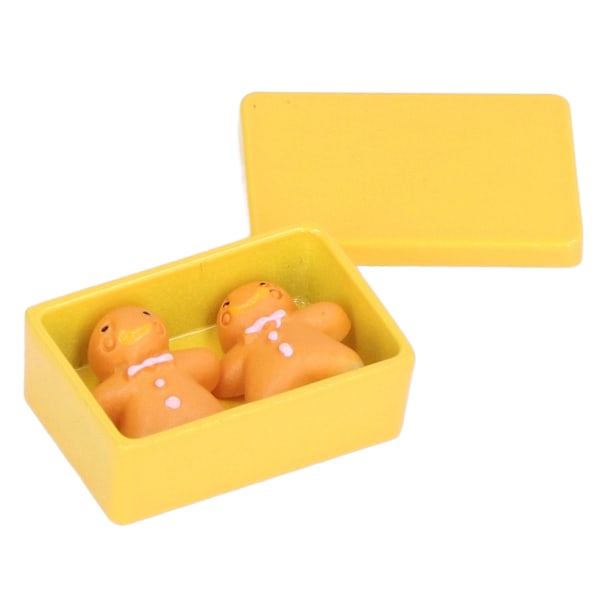 1:12 Elävä nukkekoti keksi malli simulointi miniatyyri keksi laatikko nukkekoti evästeet setti keltainen