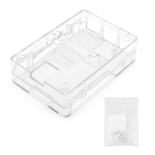 Frostet Transparent Beskyttelsesetui Cover Boks Tilbehør Passer til Raspberry Pi 3B 3B+