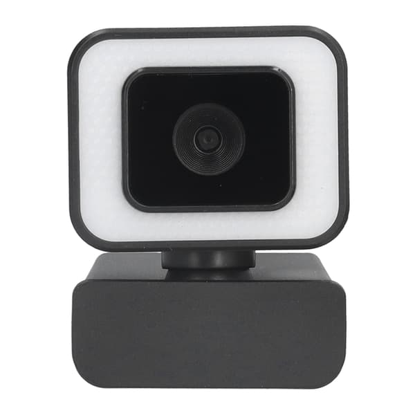 USB Webcam 1080p 30fps 360° Rotation HD USB-kamera med mikrofon til pc-computer/bærbar/stationær