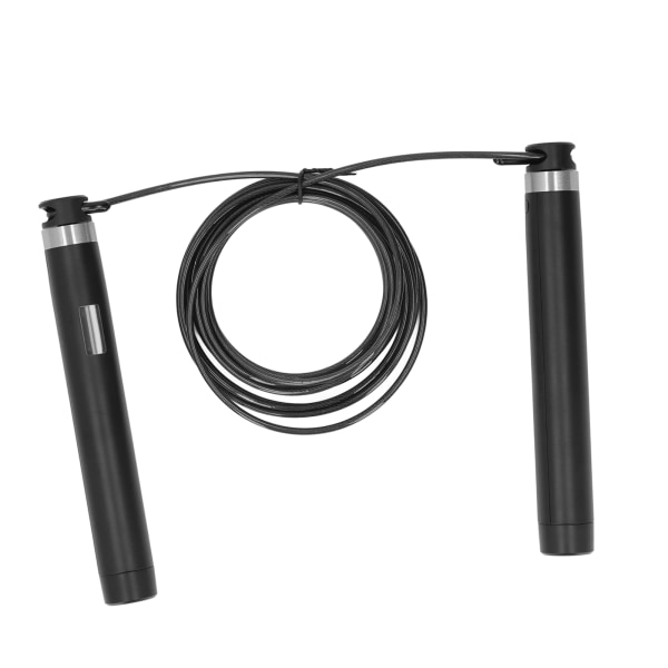 Bluetooth Count hoppetau Nøyaktig telling 360 grader universalt elektronisk hoppetau med HD LCD-skjerm for trening