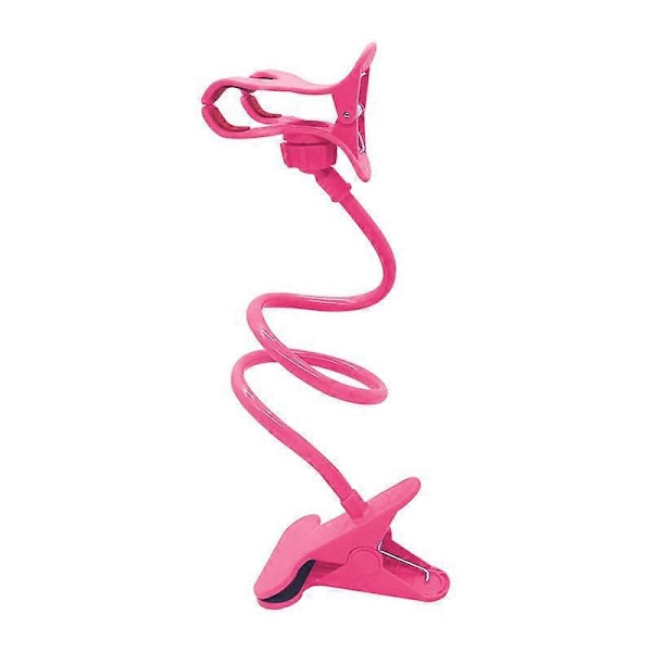 Fleksibel Lazy Long-Arm Telefonholder Universal Stativ For Mobiltelefon Klemme Seng-rosa
