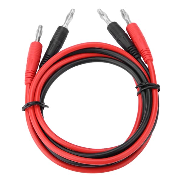 P1041 2 stk. 4 mm bananstik til bananstik testkabel multimeter testkabler
