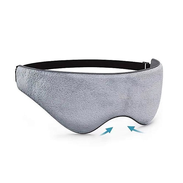 Manta Unimask - Valon estävä, paineeton ja säädettävä silmämaski syvempään uneen