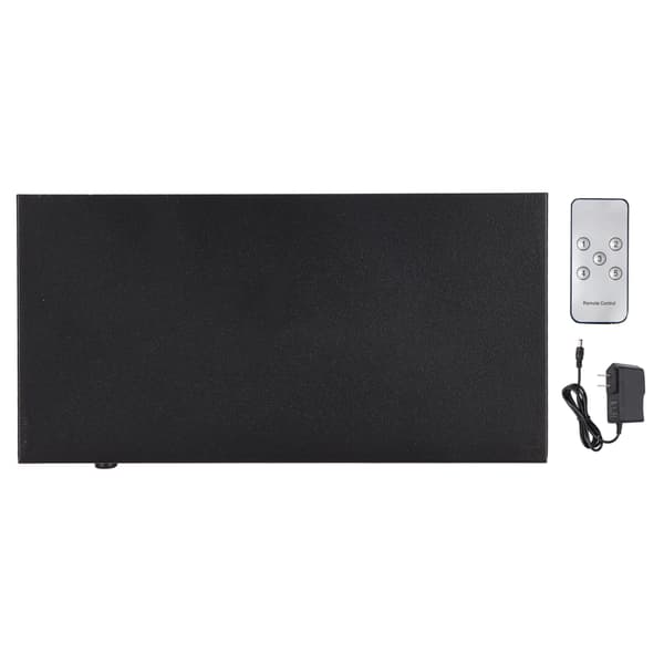 HD Multimedia Interface Switch 5x1 4Kx2K Stöd 3D Fjärrkontroll HD Multimedia Interface Switcher 100-240VUS Plug