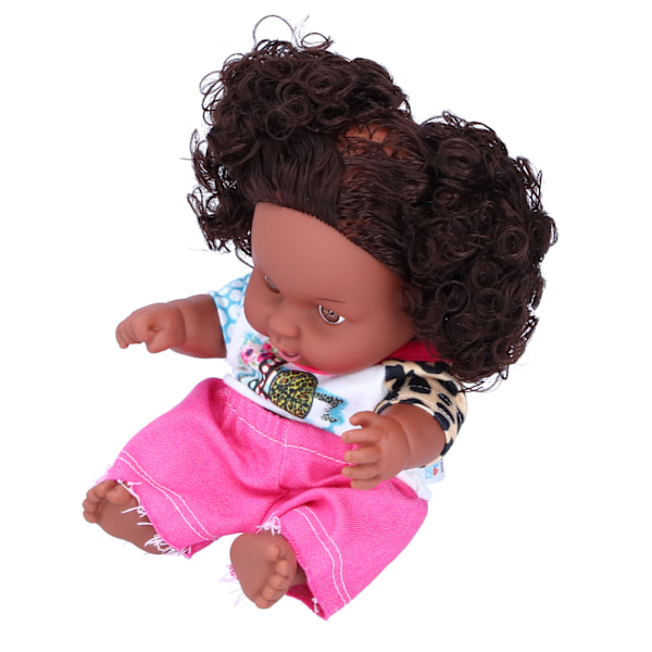 Återfödda babydockor sovande helkropp realistisk vinyl tvättbar mini livfull baby leksak med kläder