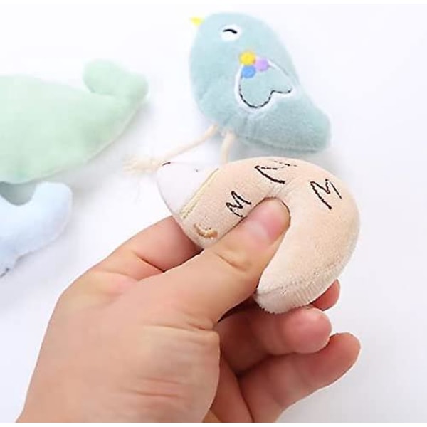 4-pack Katt Leksaker, Kattmynta Plysch Katt Leksaker, Kattmynta Leksaker, Interaktiv Katt Leksak för Katt Katt Leksaker