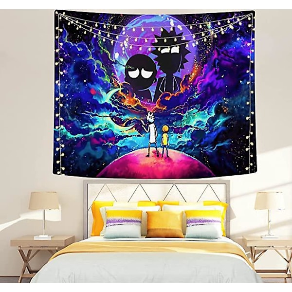 1 stk. veggteppe for stue, soverom, studenthybel, hjemmeinnredning (130X150CM)