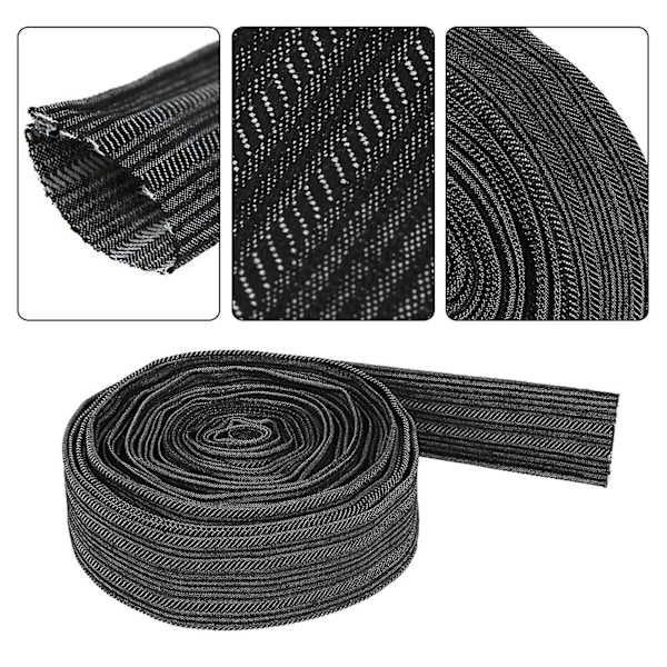 40mm Denim Beskyttelseshylse 7,5 Meter Fleksibel Kabelhylse for Sveisebrenner Hydraulisk Slange