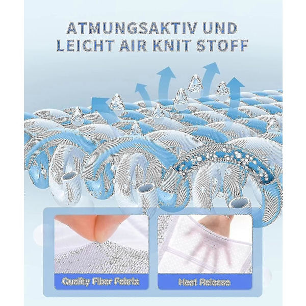 1 st Knästöd, Knästöd med sidostabilisatorer för meniskskada, knäsmärta, andningsbart knäskydd_SZXM Vit XL