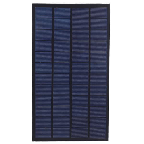 12V 7W Epoxy solcellepanel laderbatteri høy konverteringsfrekvens for plenlys lommelykter leker