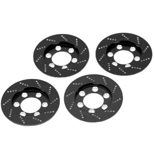 4 st RC bromsok RC simuleringshjul aluminium bromsskiva för 1,9 tums hjul 1/10 RC Crawler CarBlack