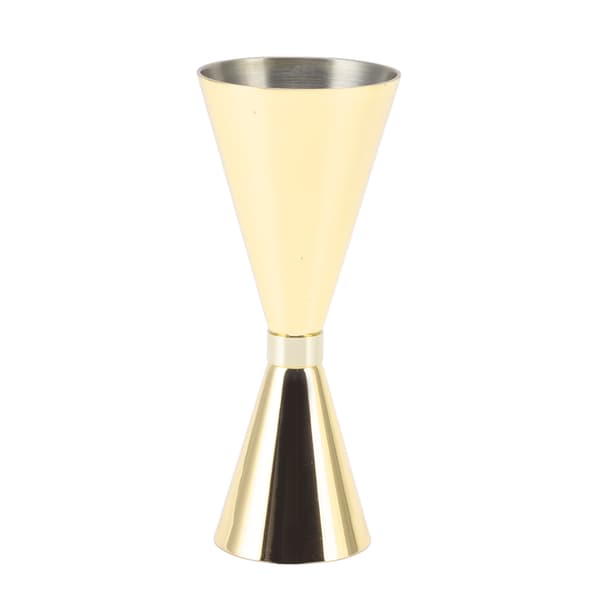 Jigger Rostfritt Stål 30mm till 60mm Elegant Flexibel Jigger Kon för Cocktail Bartending Guldplätering