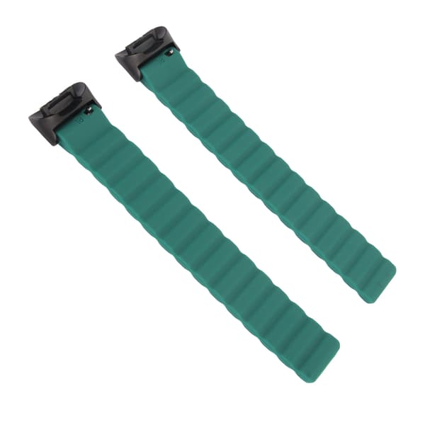 Magnetiskt Klockarmband Justerbart Snabbfäste Silikon Klockarmbands Tillbehör Passar Fitbit Charge 5 OD Grön