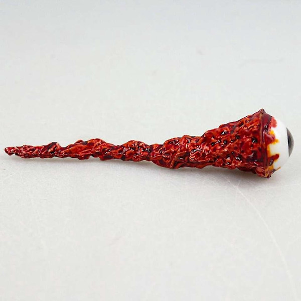 Realismtisk Människa/Zombie Ögonboll Ring för Halloween och Cosplay (Infekterad Blå)