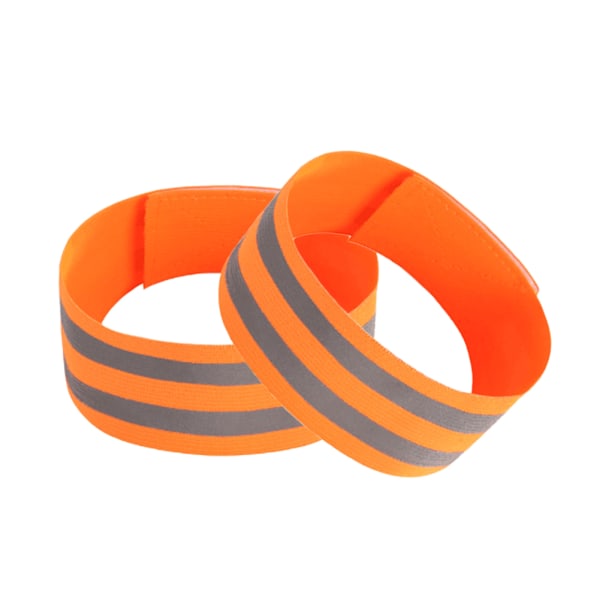 2-pack reflekterande säkerhetsarmband Armband Ankelband Hög synlighet och säkerhet för utomhusaktiviteter