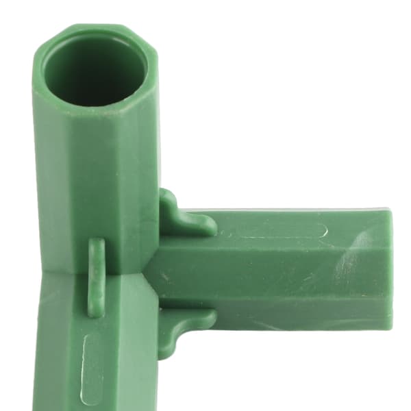 Hhave Ramme Connector Plast Drivhus Ramme Møbel Connectorer Plantepinde Hegn Rør Samling til Blomsterstande D