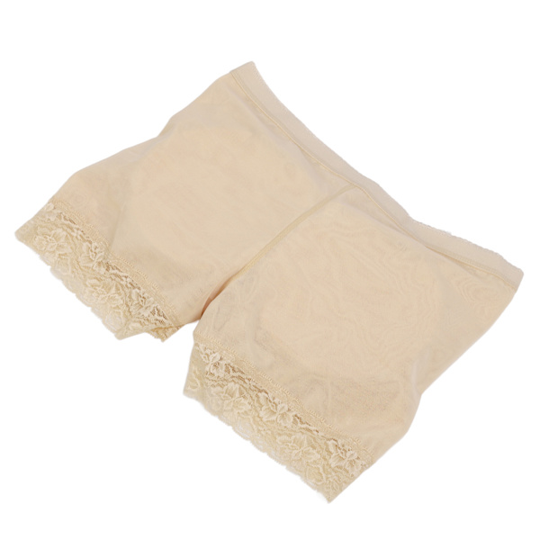 Hofteløftende underbukser Blondekant Elastisk pustende Khaki Butt Lifter Truse for Dame XL