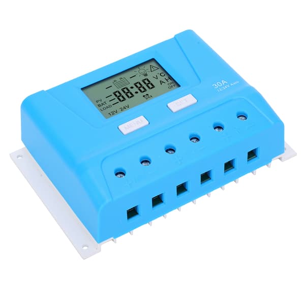Solcellepanel Regulator Ladekontroller Industrielt Utstyr PWM 12/24V 30A TY-2430