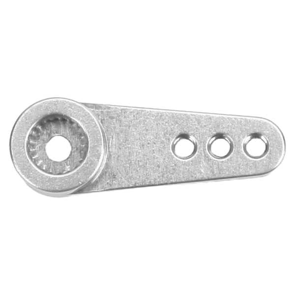 21T Servoarm, liten bærbar CNC-maskinert aluminiumlegering 21T Servo Horn Arm RC Styrearm for MD922 MD933 Servoer Sølv