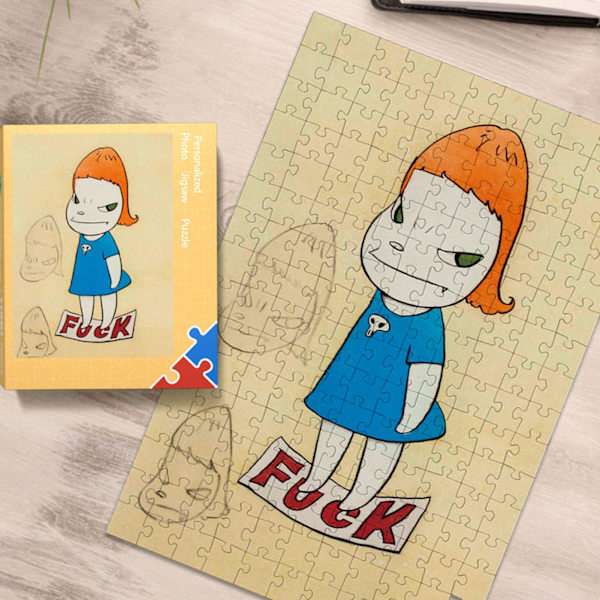 Tegneseriepuslesæt Jigsaw Papir DIY Legetøj Familie Interaktivt Spil Gaver til Børn Unge Voksne 300stk 15 X 10,2in