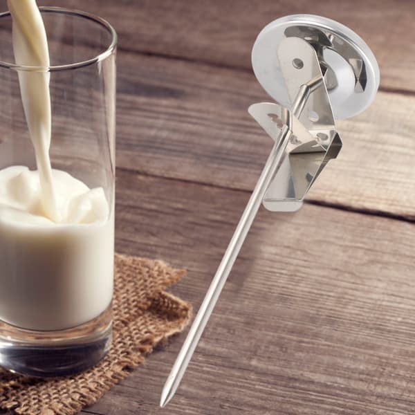 Melketermometer i rustfritt stål -10~110℃ Enkelt å rengjøre tilbehør for kaffeskumming
