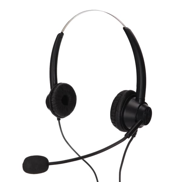 H360D‑USB‑3 USB Business Headset Binaural USB-headset stöder justering av högtalarvolym, volymavstängning, mikrofonavstängning