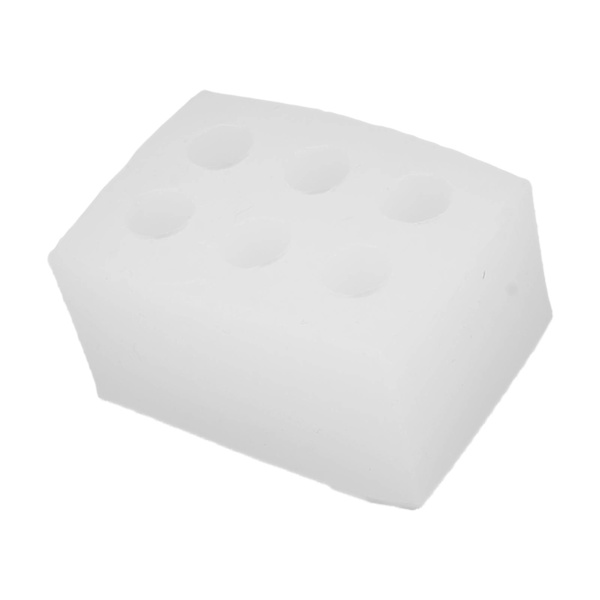 3D-søjlelysform Mini DIY Genanvendelig vaskbar silikonelysform til hjemmesalon