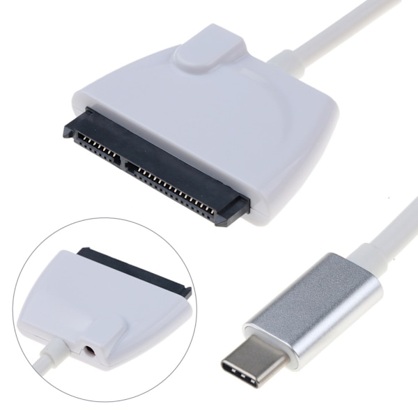 TYPE C til SATA-kabelkonverteradapter med 10 GBPS datahastighed til Sata HDD SSD SATA-drev 2,5 tommer