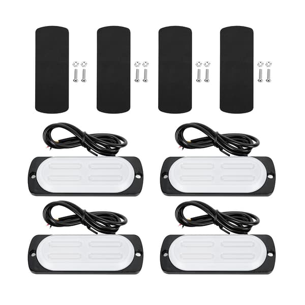 4 stk 12-24V 20LED Blits Strobelys Bil Lastebil Nødvarsel Sidelys