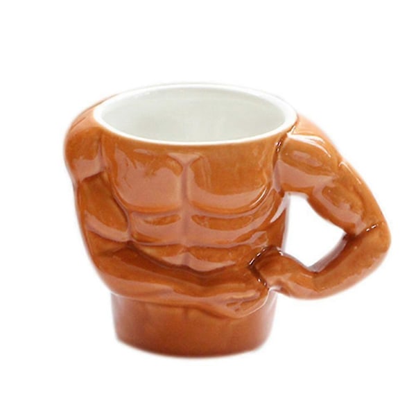 2025 Ny Kreativ Macho Muskel Krus sjov Keramisk Te Vand Kaffe Kop