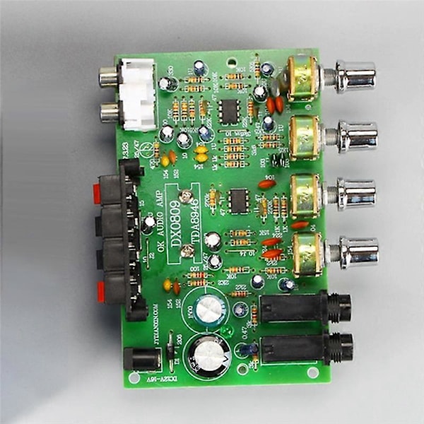 DC 12V 40W+40W Stereo Lydforstærkerkort Mikrofonforstærker
