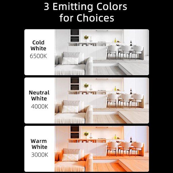 LED Panel Lys Loft Downlight Lampe Loftlampe Energibesparende Hjemmeindretning Lys Spotlight til Læsning Se TV