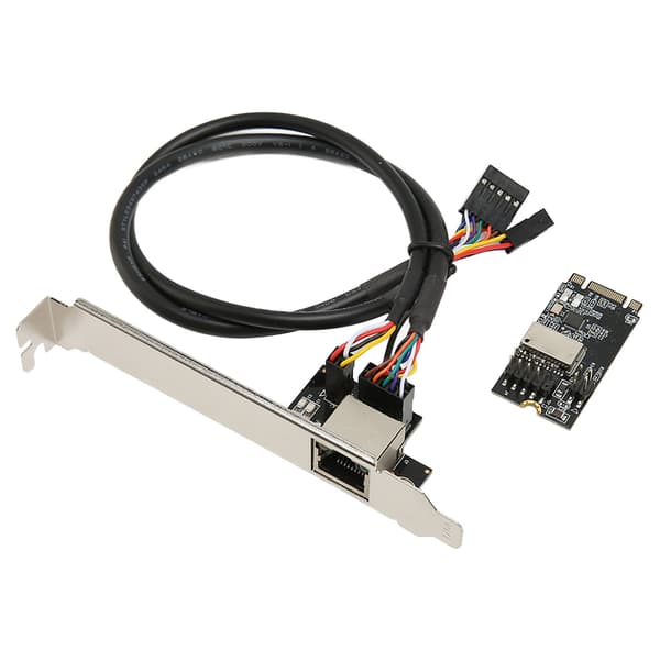 M.2 PCI E Gigabit Ethernet-kort 1000 Mbps Guldben Stabil forbindelse MINI PCI Express Ethernet-kort RJ45 LAN NIC-kort til PC