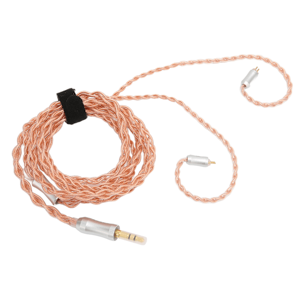 Oppgraderingskabel for ørepropper, 3,5 mm plugg, 0,78 mm, 2-pin, sølvbelagt OCC-øretelefon, erstatningskabel, 3,9 fot